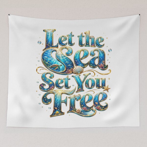 Item preview, Let the Sea Set You Free designed and sold by HeyFajnaLinja.