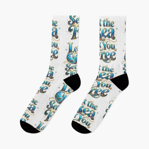 Item preview, Let the Sea Set You Free designed and sold by HeyFajnaLinja.