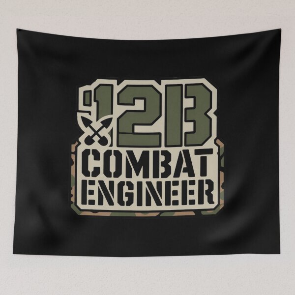 Item preview, 12B Combat Engineer — Military MOS Patch Design for U.S. Army Engineers designed and sold by GFamilyC.