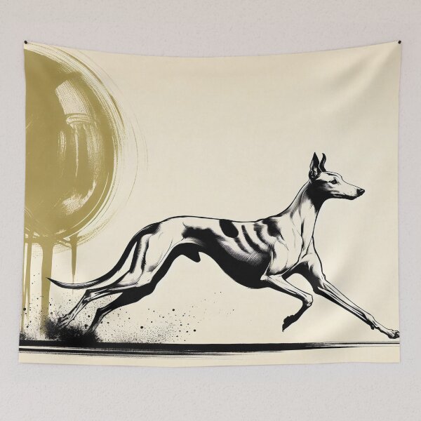 Item preview, GALOGO - Ukiyo-e Suibokuga Greyhounds - Vol. I - Zen Ink Collection - Golden Horizon designed and sold by GALOGO – Art for Sighthounds & Animal Welfare.