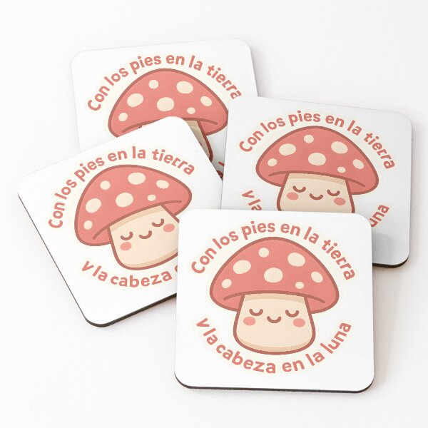 Item preview, Kawaii Mushroom - Down to Earth, Head in the Moon (Humor) designed and sold by MildlyCosmic.