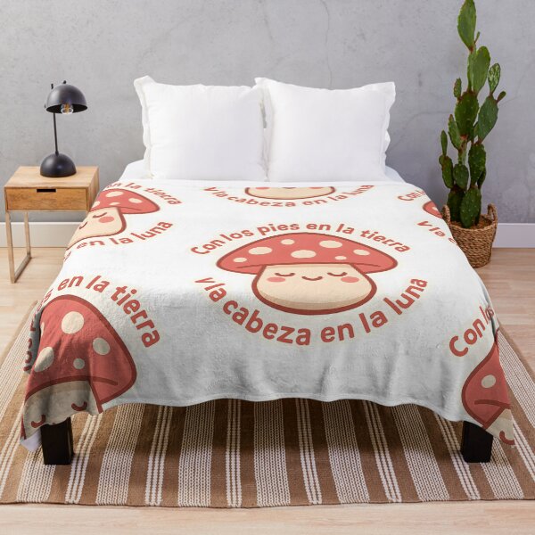 Item preview, Kawaii Mushroom - Down to Earth, Head in the Moon (Humor) designed and sold by MildlyCosmic.