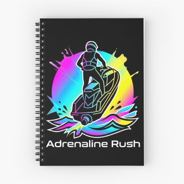 Item preview, Adrenaline Rush Neon Jet Ski T-Shirt Design designed and sold by weeomano.