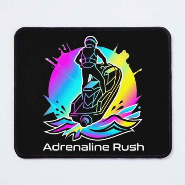 Item preview, Adrenaline Rush Neon Jet Ski T-Shirt Design designed and sold by weeomano.