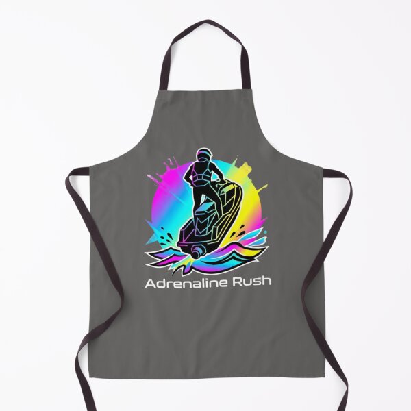 Item preview, Adrenaline Rush Neon Jet Ski T-Shirt Design designed and sold by weeomano.