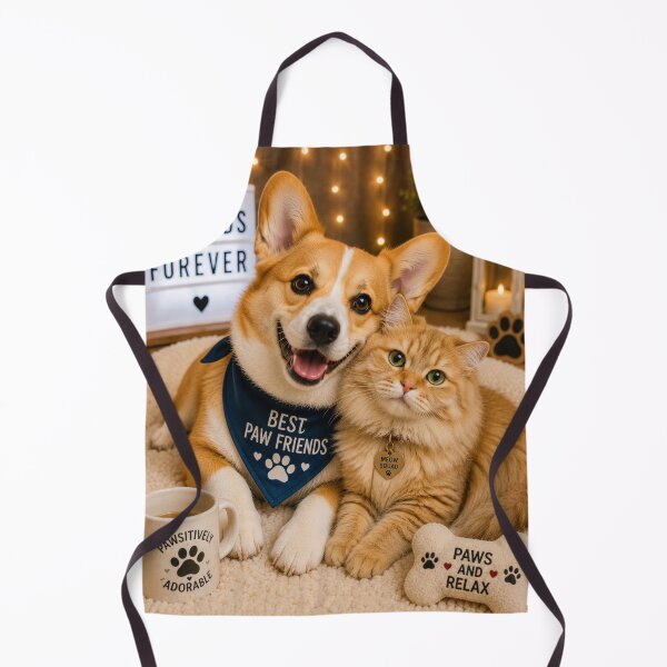 Artikelvorschau, Cute Corgi Cat Portrait Design art entworfen und verkauft von BagFactoryUK.