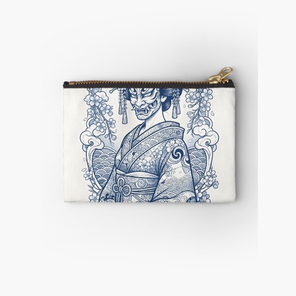 Item preview, Cyber-Geisha Kabuki Mask Neo-Traditional Japanese Tattoo Design designed and sold by Neo Tokio.