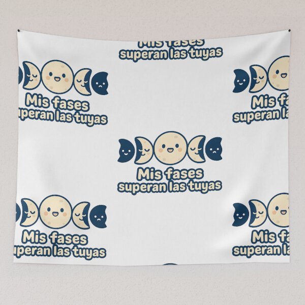 Item preview, Kawaii Moon Phases - My Phases Surpass Yours Spiritual Humor designed and sold by MildlyCosmic.