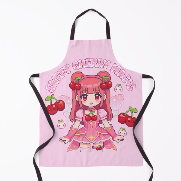 Item preview, Sweet Cherry Magical Girl Pixel Art (Kawaii Fairy) designed and sold by PotionPixelArt.