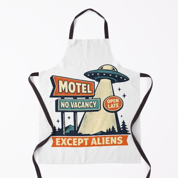 Item preview, No Vacancy Except Aliens Motel designed and sold by PrintSmithArt.