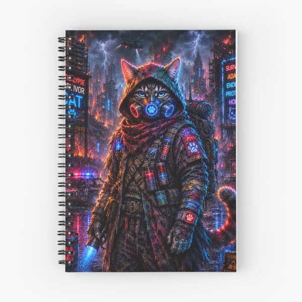 Item preview, Cyberpunk Post Apocalyptic Neon Warrior designed and sold by Neon Riot Studio.