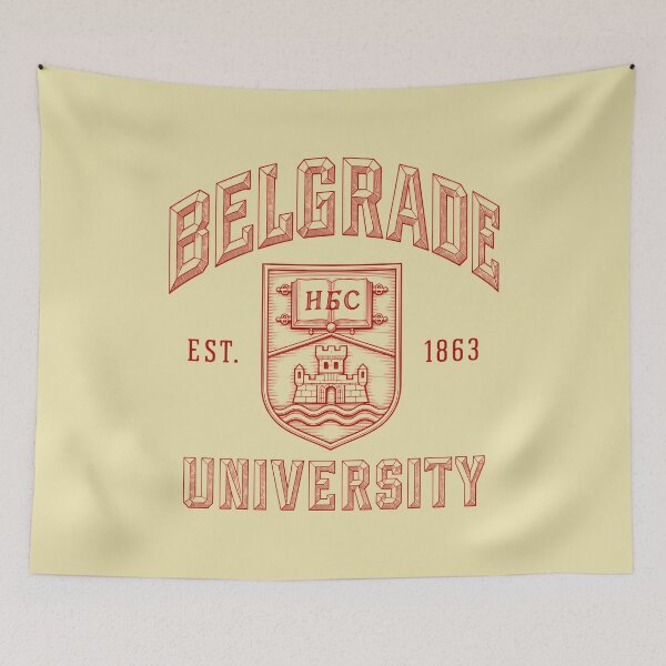 Item preview, Belgrade Vintage University Crest – Engraved Collegiate Design designed and sold by SerwearStore.