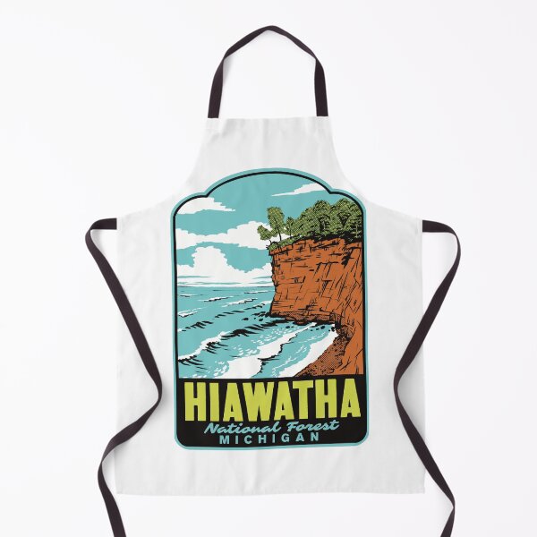 Item preview, Hiawatha National Forest Michigan Retro designed and sold by HalpinDesign.