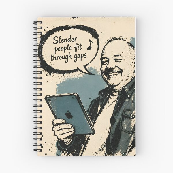 Item preview, Bob Mortimer Slender people fit through gaps designed and sold by JosieandRose.