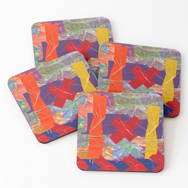 Item preview, Colorful Tape Collage designed and sold by Swooncake Press.