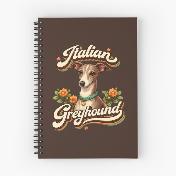 Item preview, Italian Greyhound Retro Floral Vintage Dog Lover Design designed and sold by blankTeeShirt.