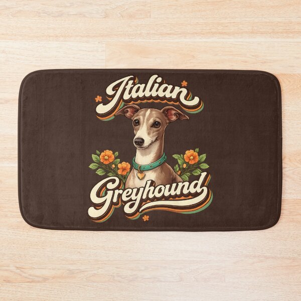 Item preview, Italian Greyhound Retro Floral Vintage Dog Lover Design designed and sold by blankTeeShirt.