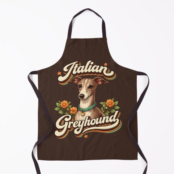 Item preview, Italian Greyhound Retro Floral Vintage Dog Lover Design designed and sold by blankTeeShirt.