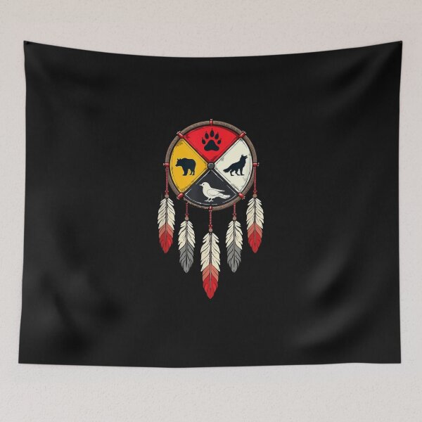 Item preview,  Native American Wheel Indigenous Medicine Wheel  designed and sold by Gbriel3.
