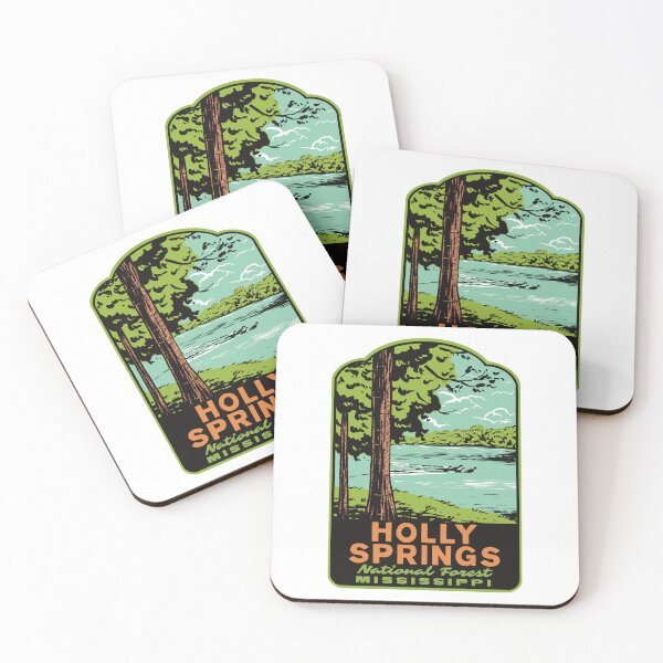 Item preview, Holly Springs National Forest Mississippi Retro designed and sold by HalpinDesign.