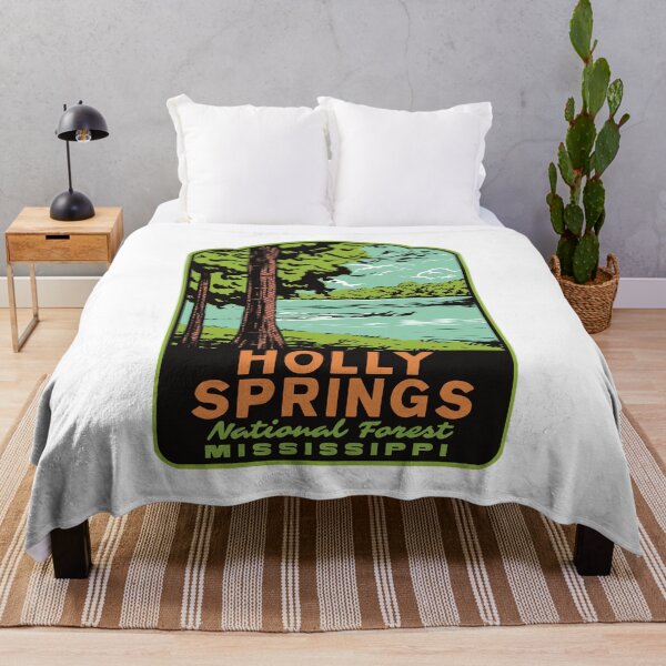 Item preview, Holly Springs National Forest Mississippi Retro designed and sold by HalpinDesign.
