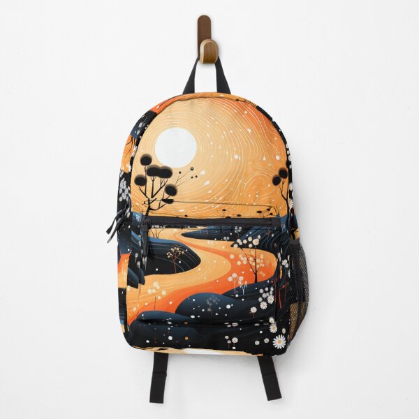 Item preview, Aboriginal Inspired Dot Art - With Orange Sunset designed and sold by GrinGalore.