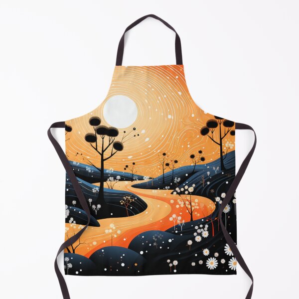 Item preview, Aboriginal Inspired Dot Art - With Orange Sunset designed and sold by GrinGalore.