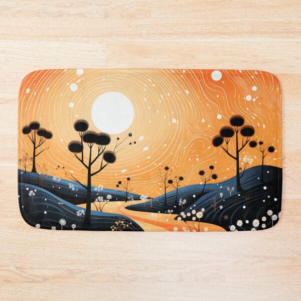 Item preview, Aboriginal Inspired Dot Art - With Orange Sunset designed and sold by GrinGalore.
