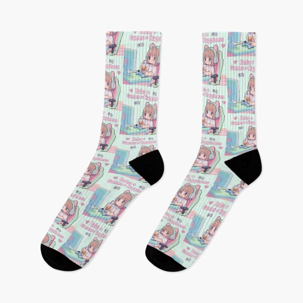 Item preview, Kawaii Gamer Girl with Boba Tea - Pixel Art Happiness designed and sold by PotionPixelArt.