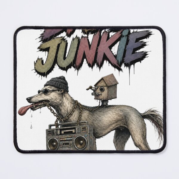 Item preview, Bass Junkie  dog designed and sold by DAX4ART.