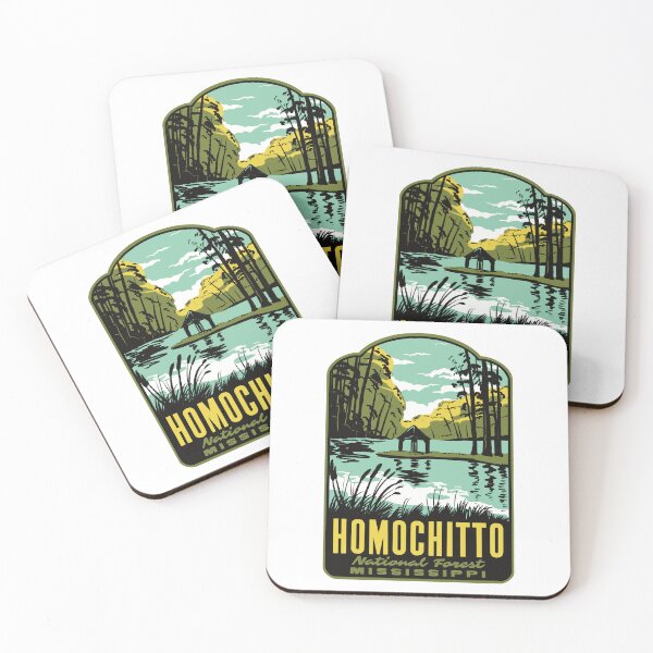 Item preview, Homochitto National Forest Mississippi Retro designed and sold by HalpinDesign.