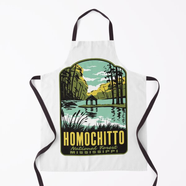 Item preview, Homochitto National Forest Mississippi Retro designed and sold by HalpinDesign.