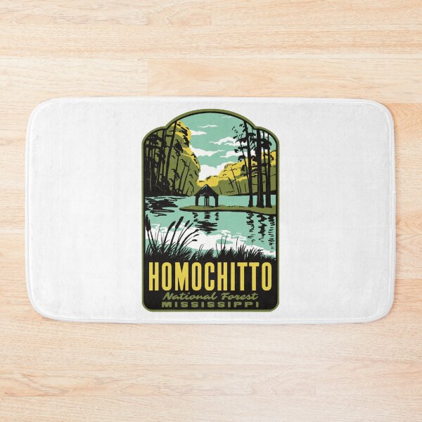 Item preview, Homochitto National Forest Mississippi Retro designed and sold by HalpinDesign.