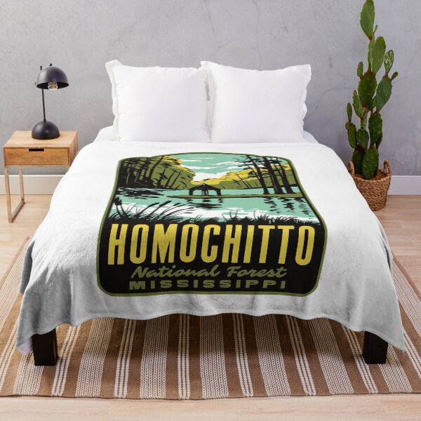 Item preview, Homochitto National Forest Mississippi Retro designed and sold by HalpinDesign.