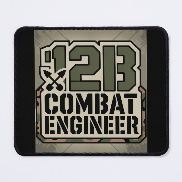 Item preview, 12B Combat Engineer — U.S. Army MOS Patch Graphic for Military Engineers designed and sold by GFamilyC.