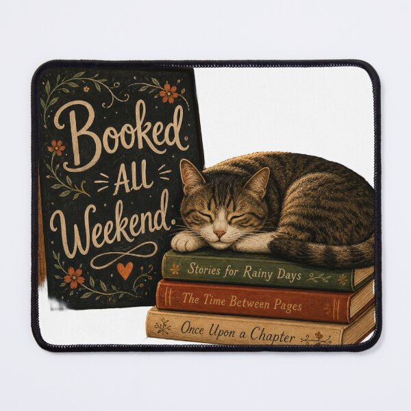 Item preview, Bookshop Cat | Cozy Bookstore Cat Reading Aesthetic Graphic T-Shirt designed and sold by rushaib.