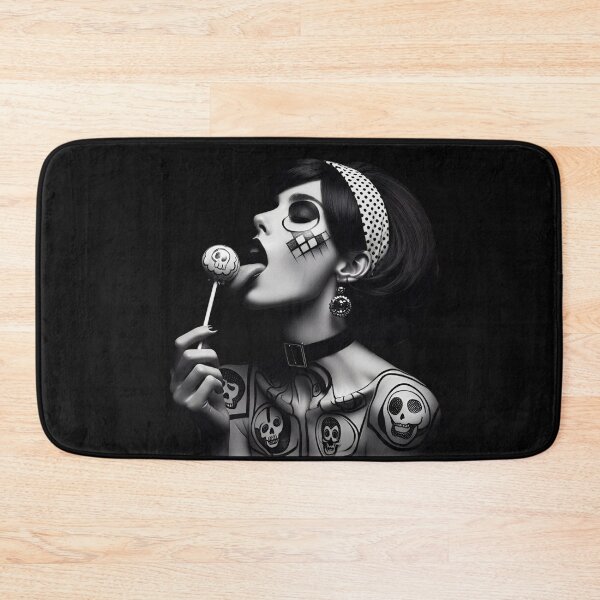 Item preview, Woman With Skull Tattoo Lollipop designed and sold by Voodoo Store Paranormal Collections.