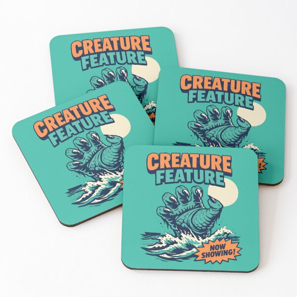 Item preview, Creature Feature Now Showing designed and sold by PrintSmithArt.