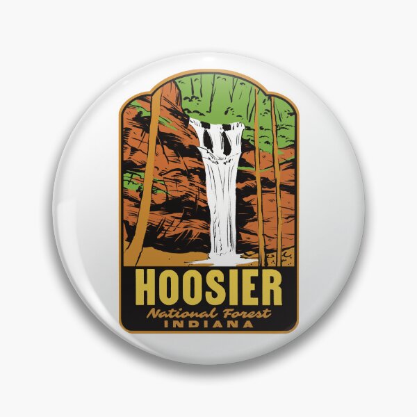 Item preview, Hoosier National Forest Indiana Retro designed and sold by HalpinDesign.