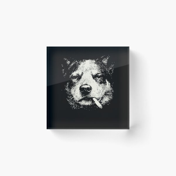 Item preview, Blue Heeler Smoking Cigarette Funny Dog Meme designed and sold by Hedoraxe.