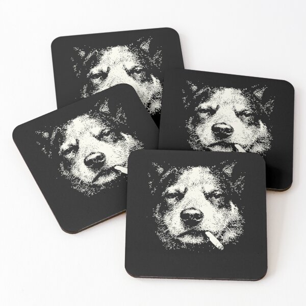 Item preview, Blue Heeler Smoking Cigarette Funny Dog Meme designed and sold by Hedoraxe.