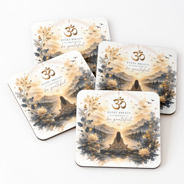Item preview, Arte mural espiritual de meditación Om designed and sold by SoulfulStudio.