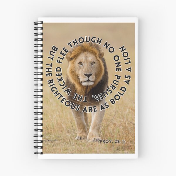 Item preview, Proverbs 28:1 Canvas Print designed and sold by Don Dorondon Studio.