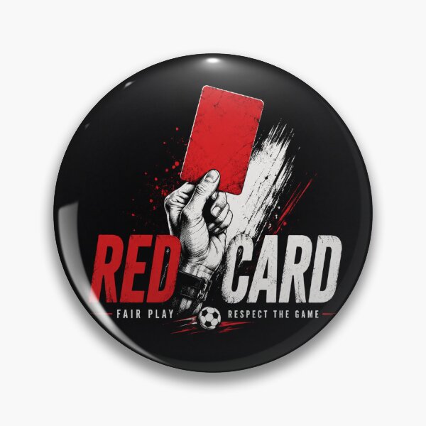 Item preview, red card penalty soccer funny meme designed and sold by Just Simple And Awesome.