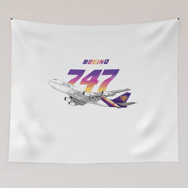 Aperçu de l'œuvre Boeing 747 créée et vendue par PlanesArtByLeo.