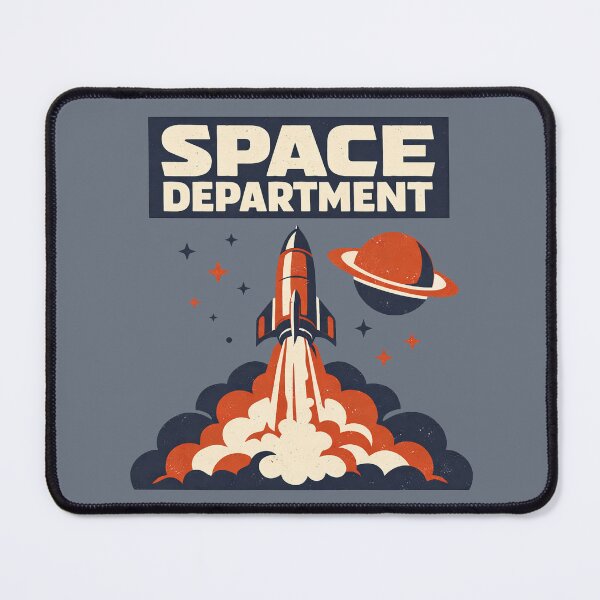 Item preview, Space Department Rocket Launch designed and sold by PrintSmithArt.