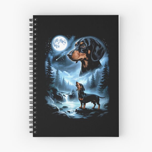 Item preview, Dachshund Howling to The Moon Funny Dog Meme designed and sold by Hedoraxe.