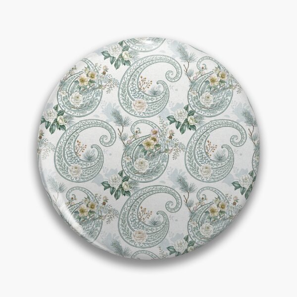 Item preview, Tranquil Winter Paisley designed and sold by Designbes.