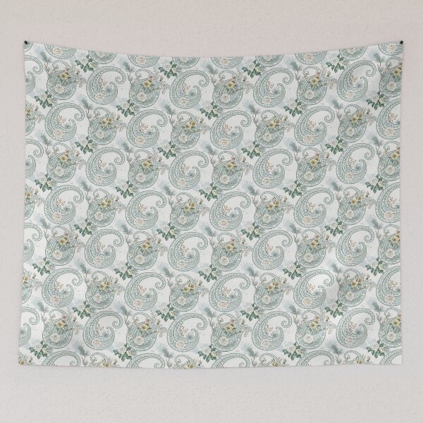 Item preview, Tranquil Winter Paisley designed and sold by Designbes.