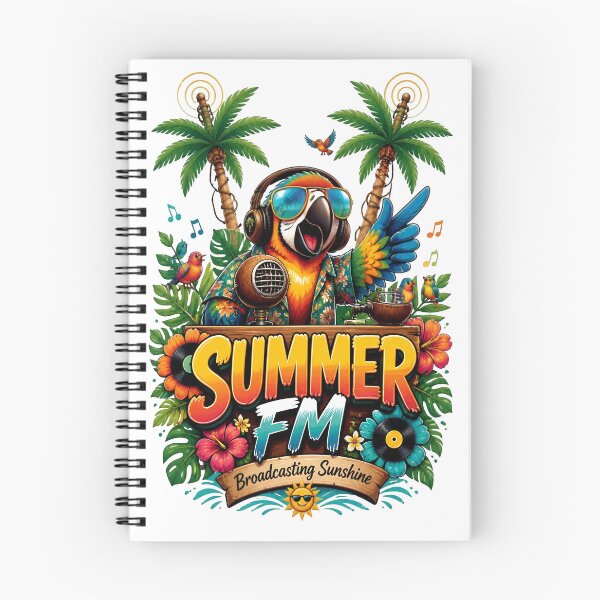 Item preview, Summer FM Parrot Radio DJ designed and sold by Sovereign Supply Co..